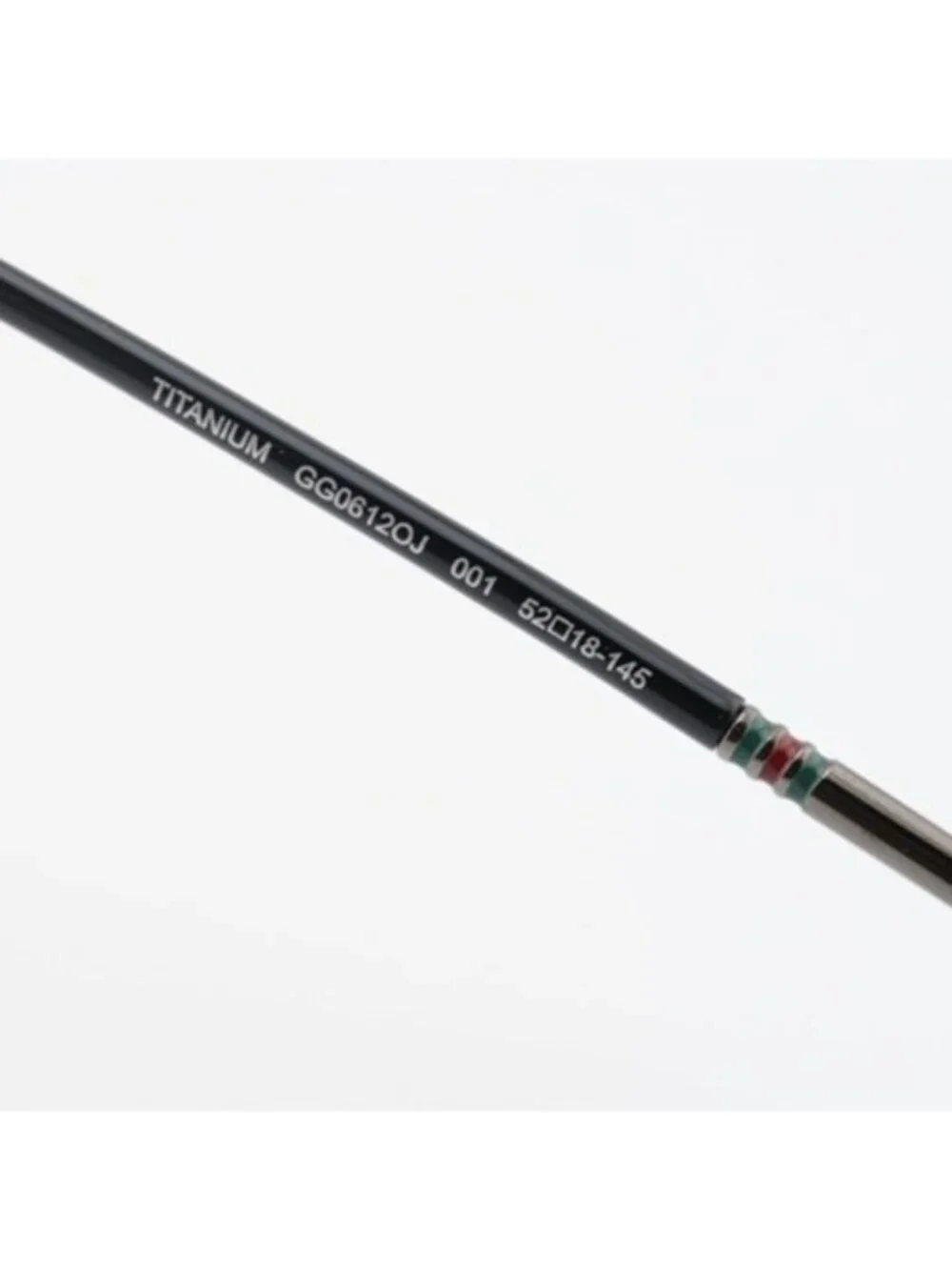 Gucci GG0612OJ 001 Eyeglasses Ruthenium 52mm Rectangle Frame